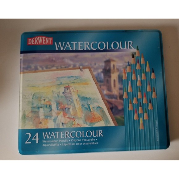 Derwent watercolor pencils tin no. 32883 - Picture 1 of 9